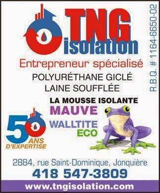 Isolation TNG Ltee — Saguenay