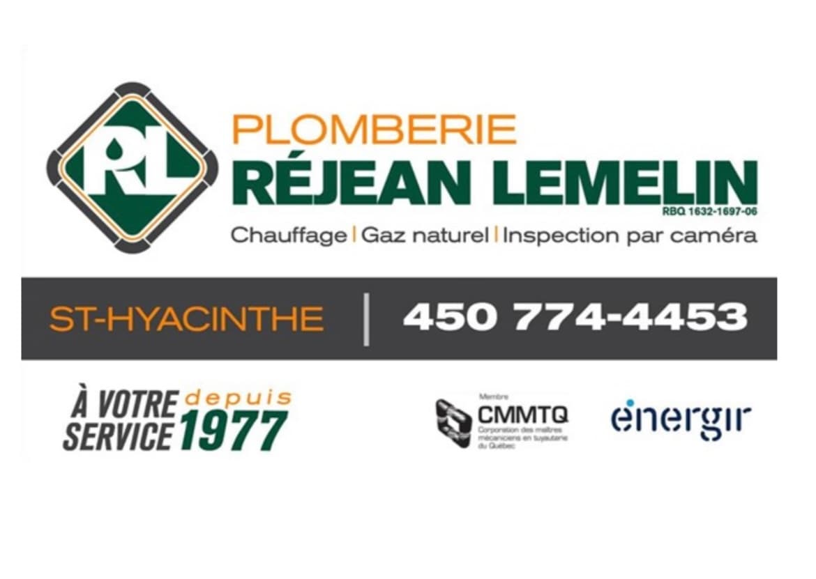 Plomberie Réjean Lemelin Inc — Saint-Hyacinthe