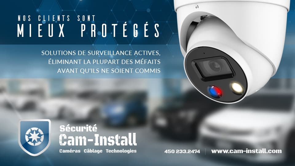 Sécurité Cam-Install — Mirabel