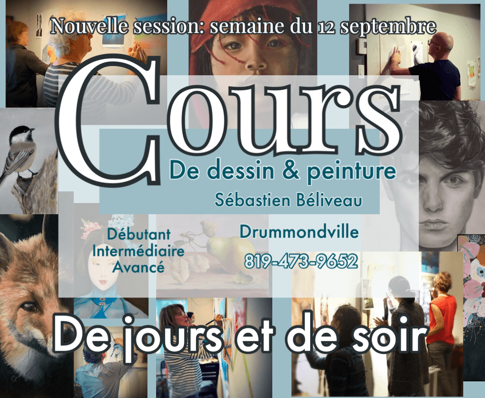 Drawing Classes And Painting Sebastian Béliveau — Drummondville