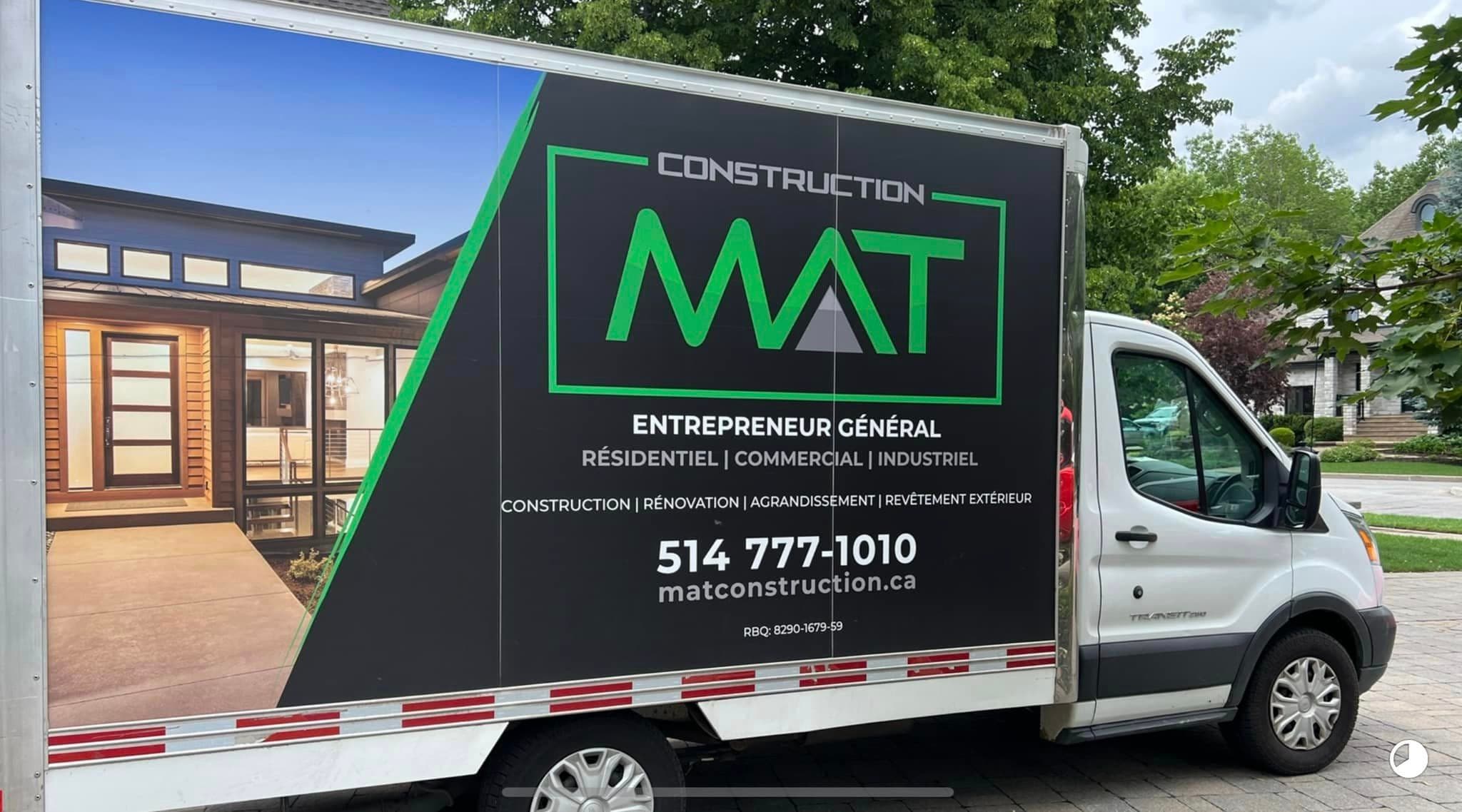MAT construction & cie Inc. — entrepreneur général à Mascouche