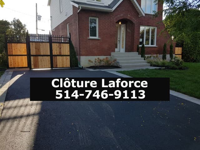 Clôture Laforce — Brossard