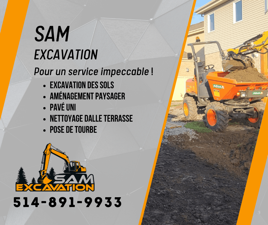 SAM Excavation Inc. (Excavation Rive Sud). — Brossard