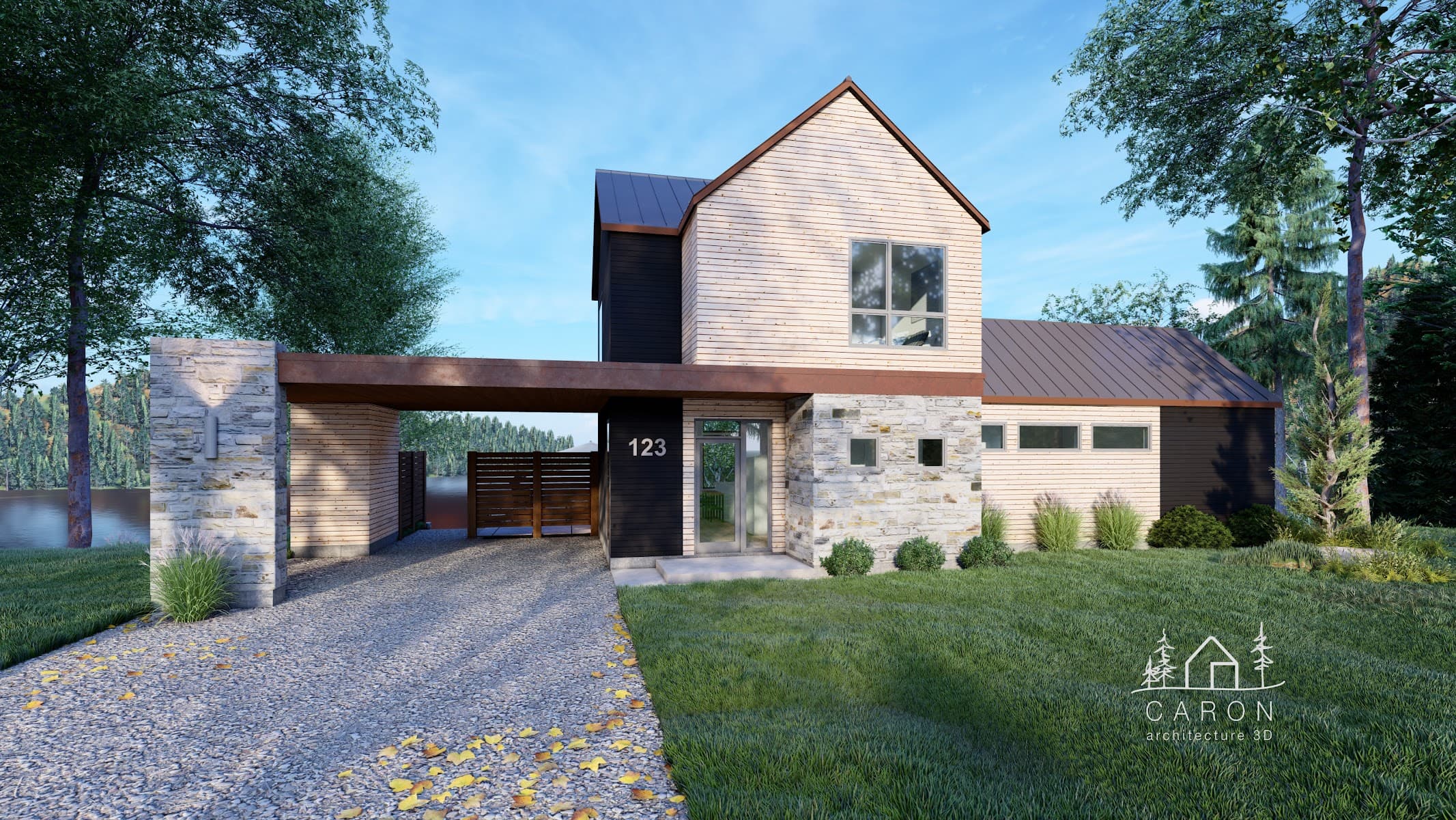 Caron Architecture 3D — Bromont