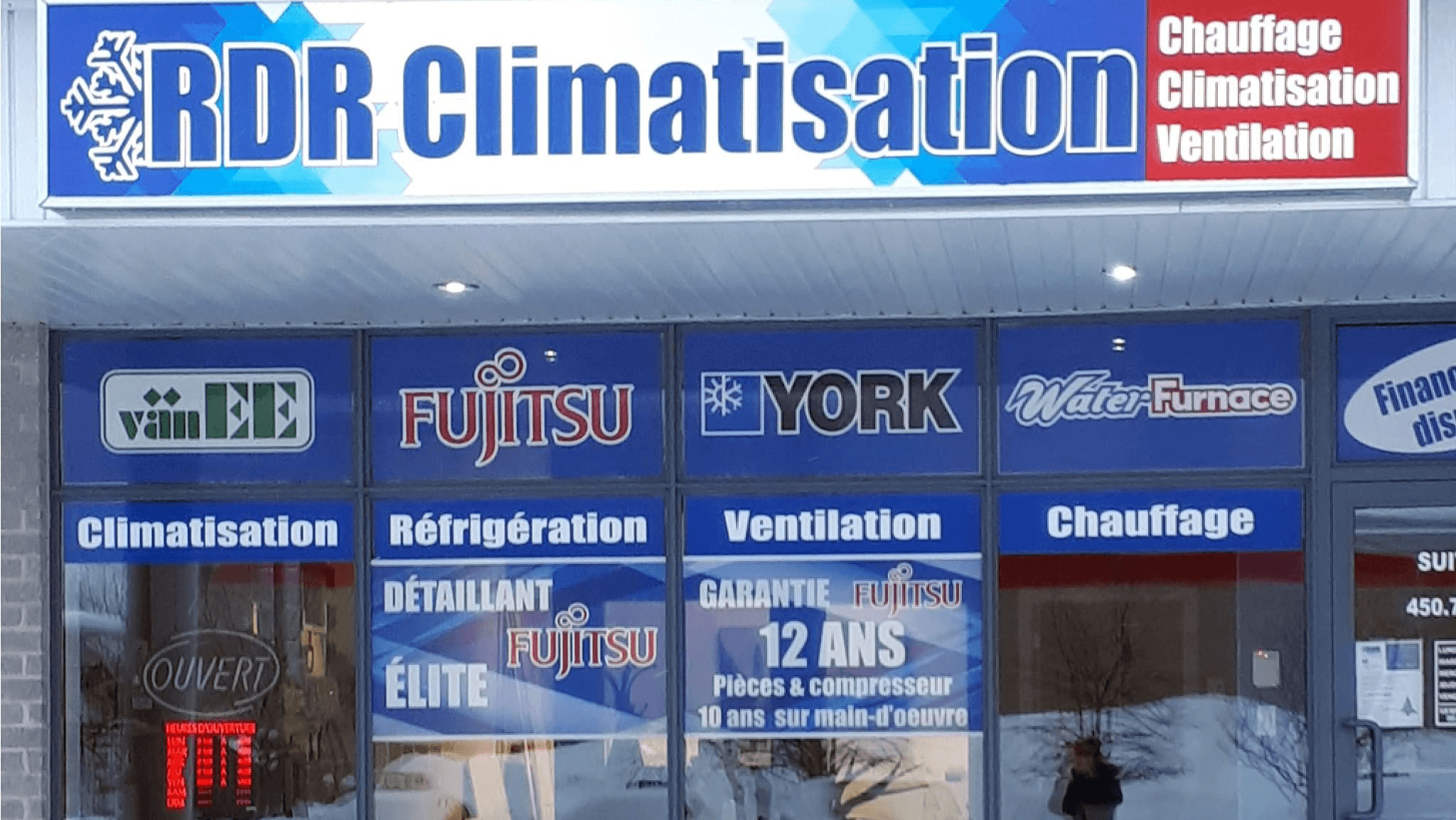 RDR Climatisation inc. — chauffage et climatisation dans Lanaudière