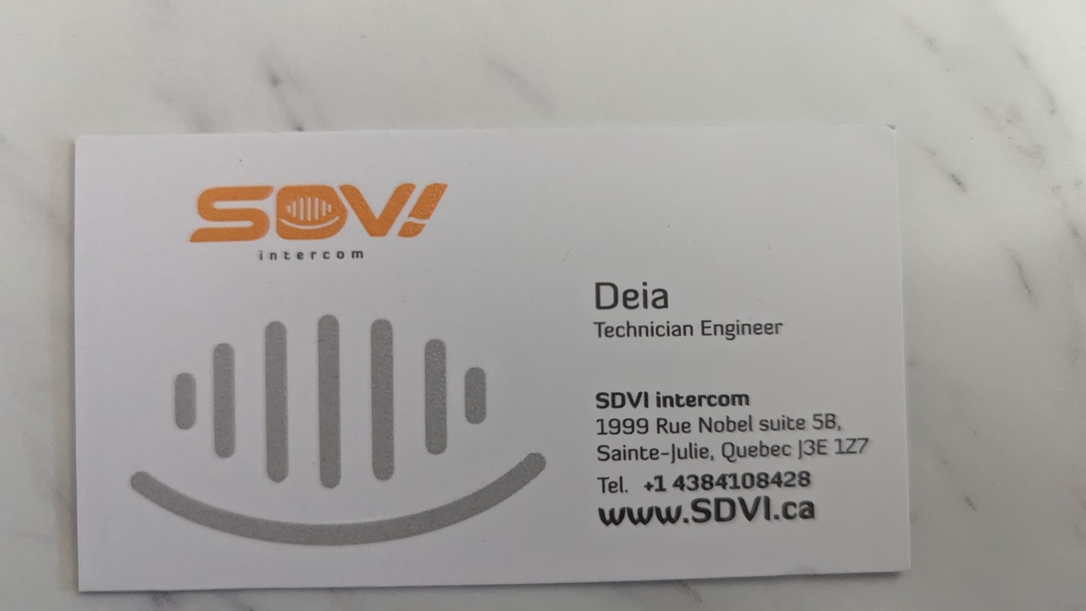 SDVI intercom — Rive-Sud (Montréal)