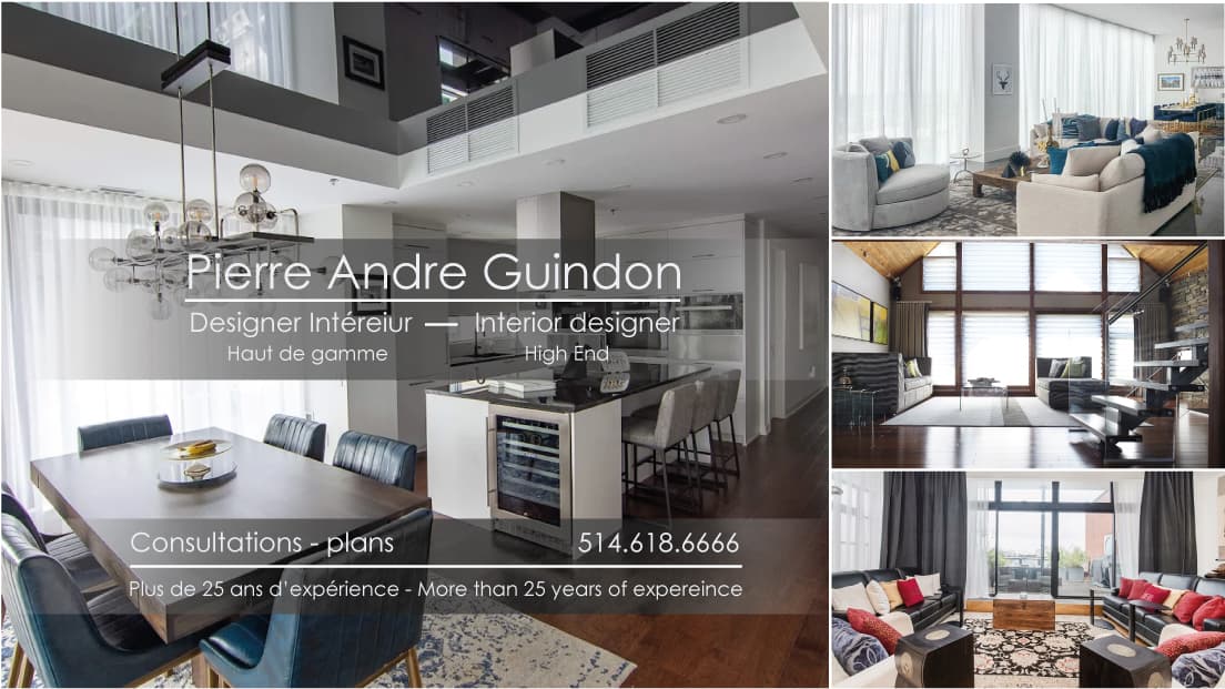 Pierre-Andre Guindon I Interior Designer — Verdun