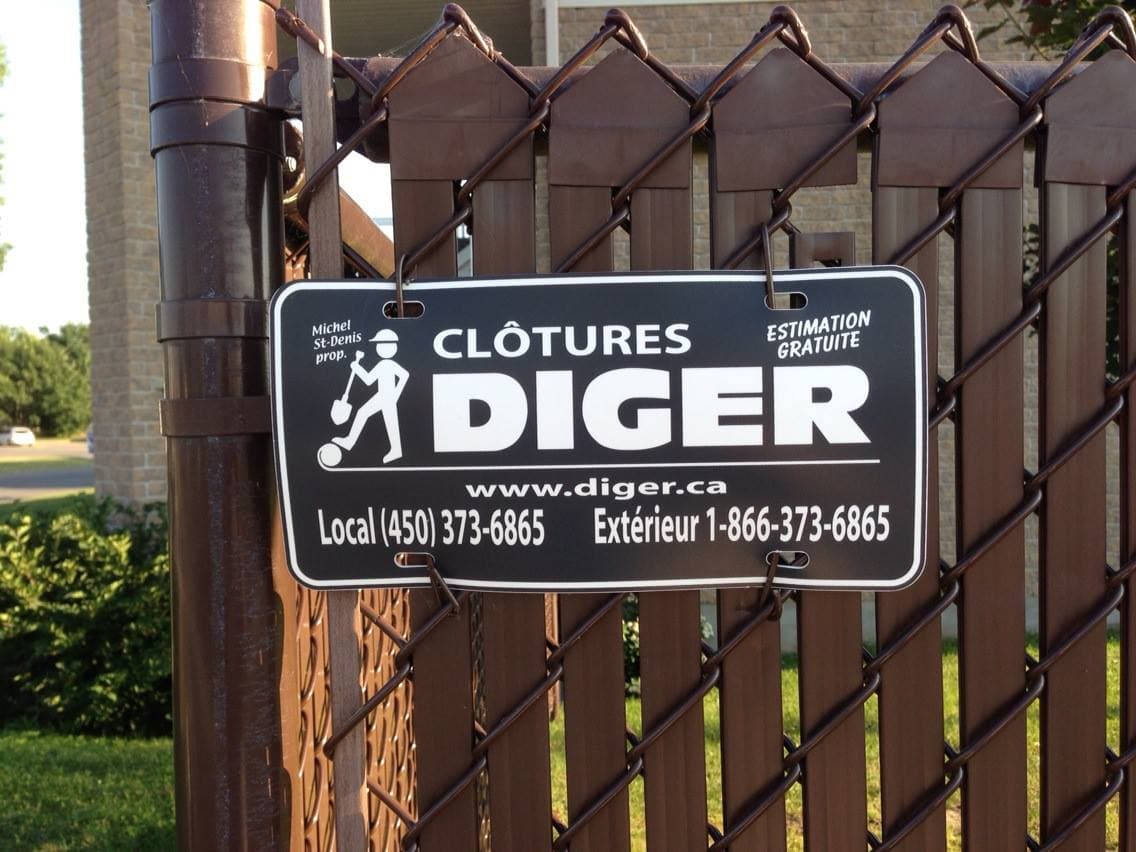 Clôture Diger Inc. — Salaberry-de-Valleyfield