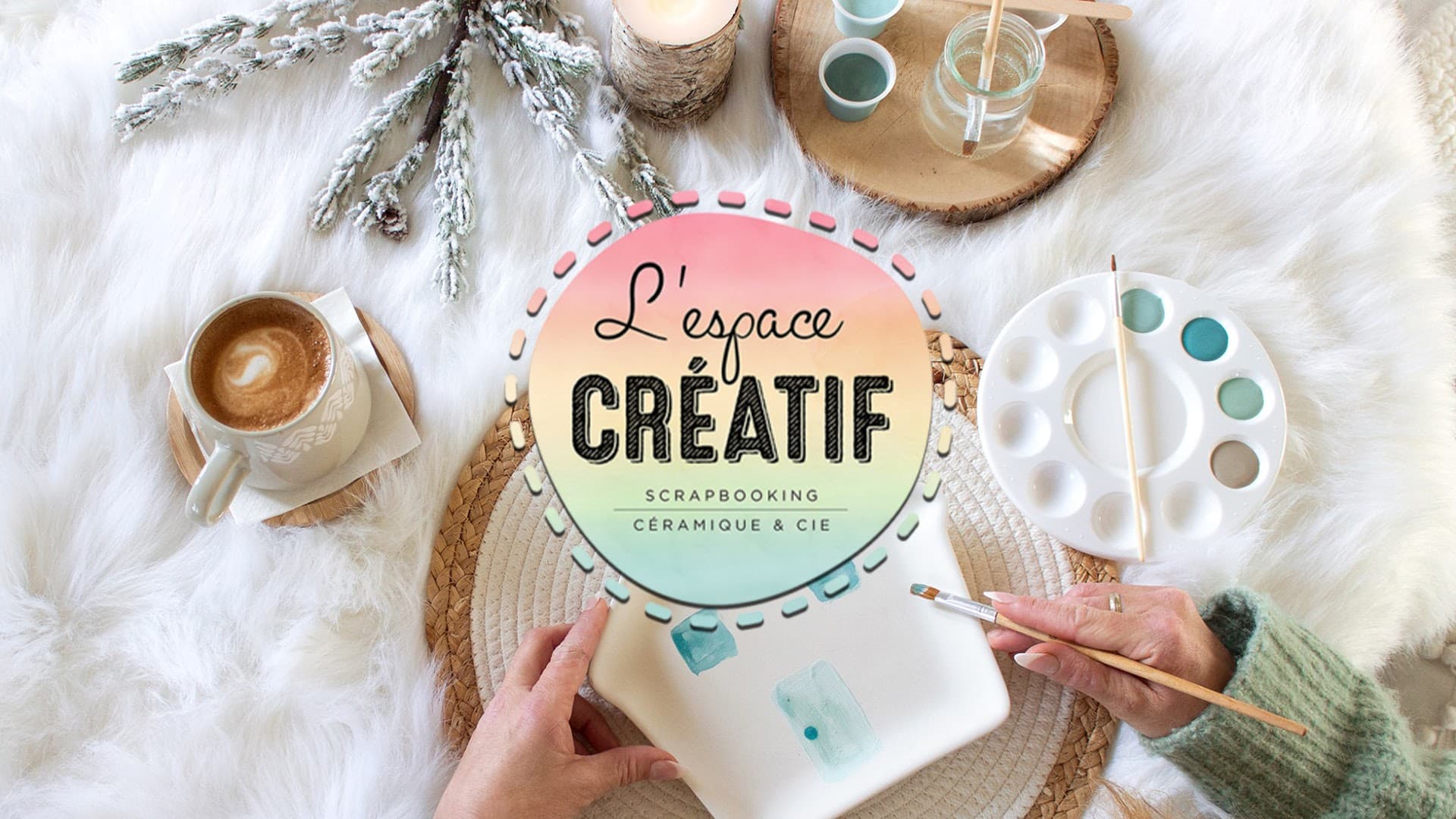 L'ESPACE CRÉATIF: Scrapbooking, ceramic & Co. — peintre dans Lanaudière
