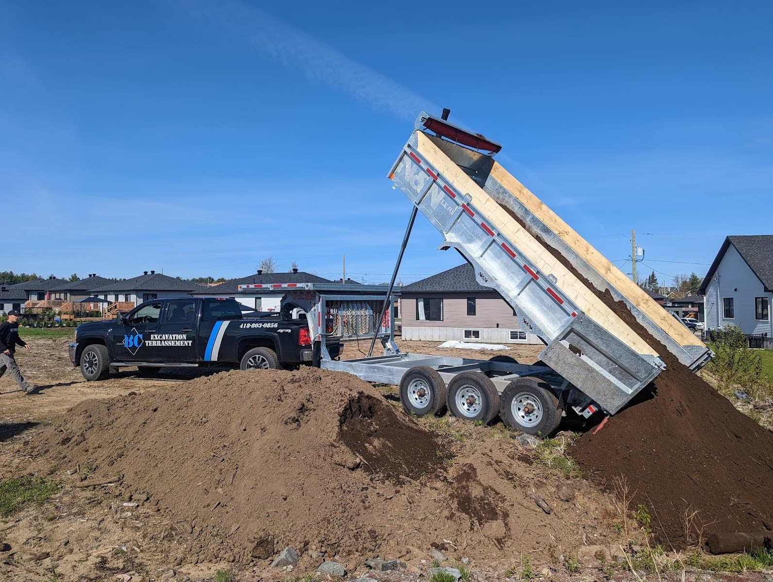 Excavation terrassement BC — Portneuf