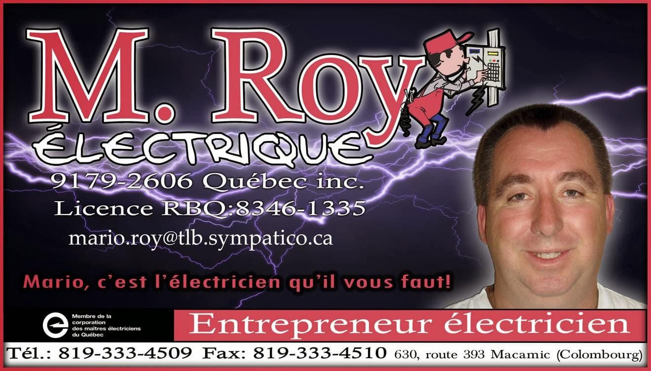 M. Roy Électrique - Électricien En Abitibi-Témiscamingue — Abitibi-Témiscamingue