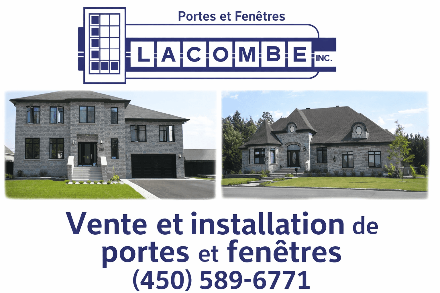 Portes Et Fenêtres Lacombe — Lanaudière
