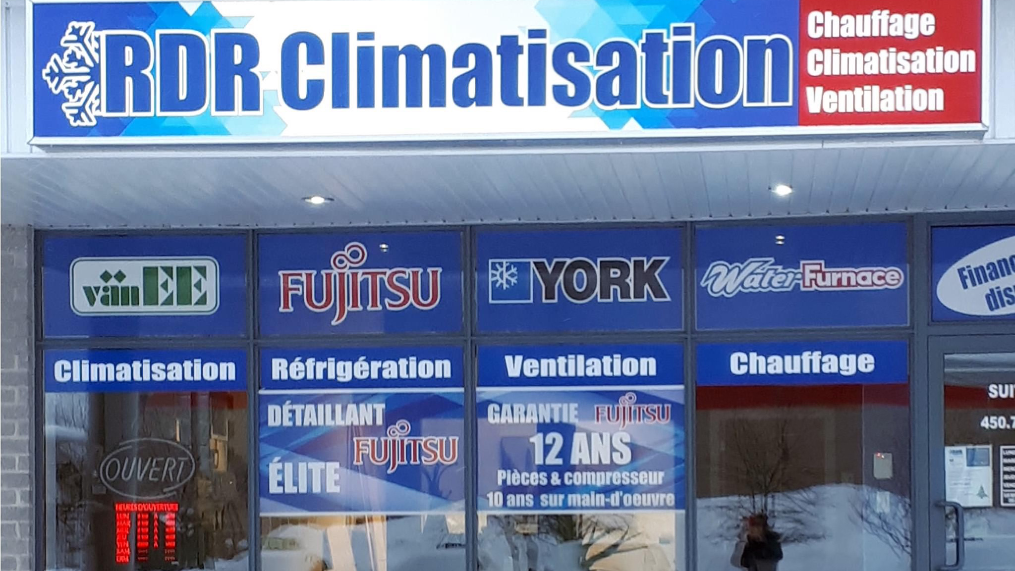 RDR Climatisation inc. — Chauffage et climatisation à L'Assomption