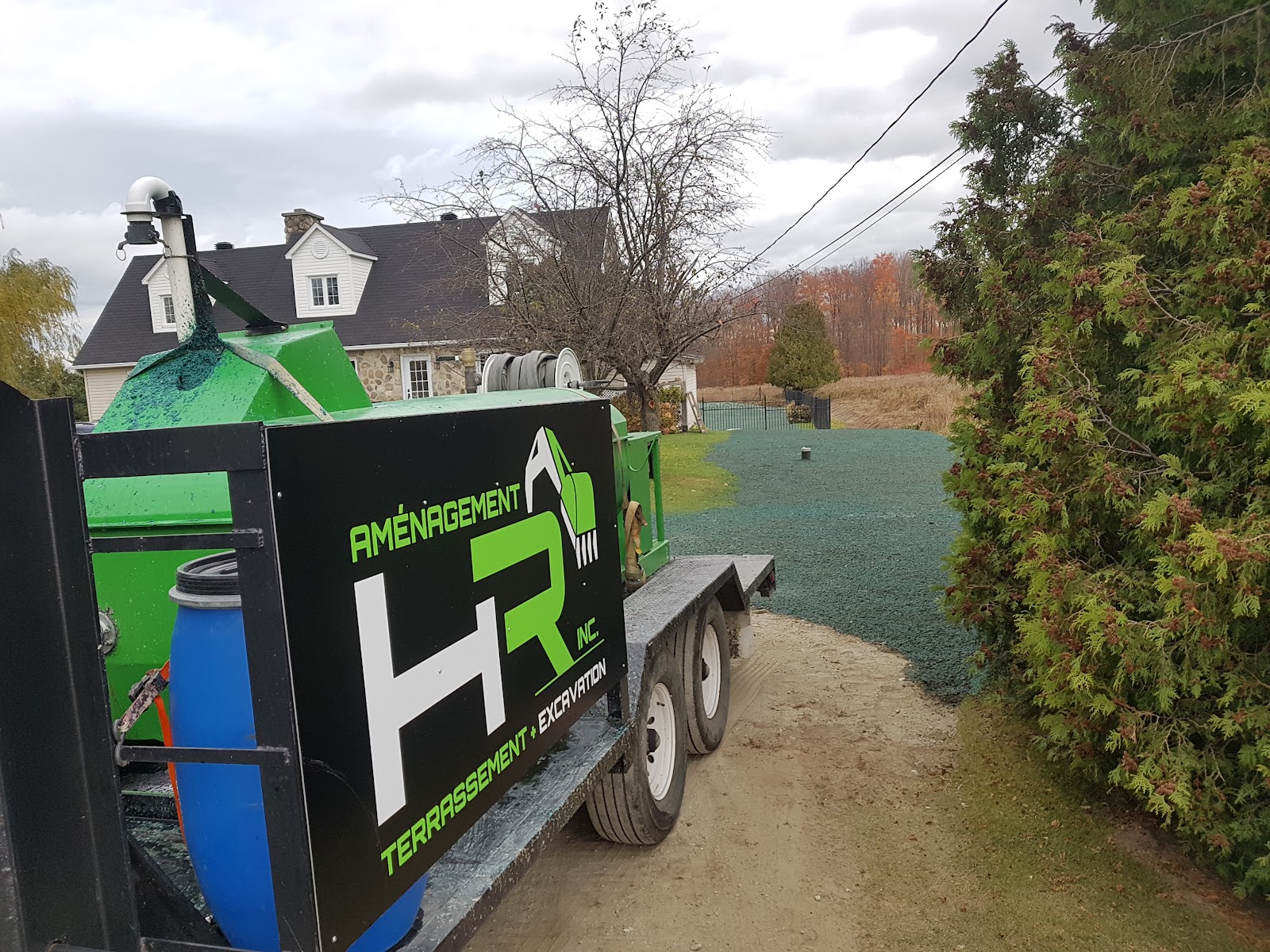 Aménagement HR — Excavation & terrassement à Sherbrooke