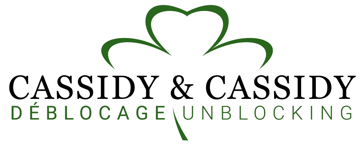 Cassidy & Cassidy Déblocage/Unblocking