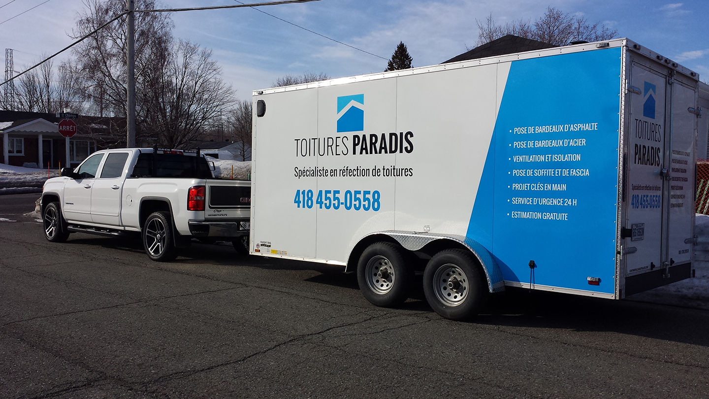 Toitures Paradis — Couvreur à Lévis